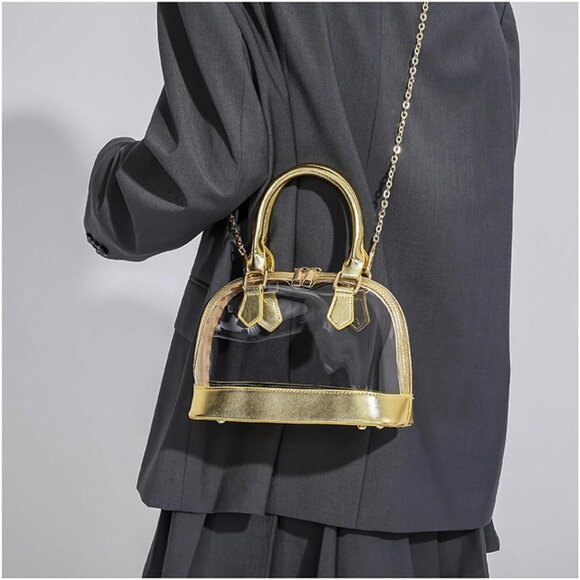 Clear Crossbody Bag PVC Stadium Approved Travel Purse for Events and Festivals - Picture 2 of 7